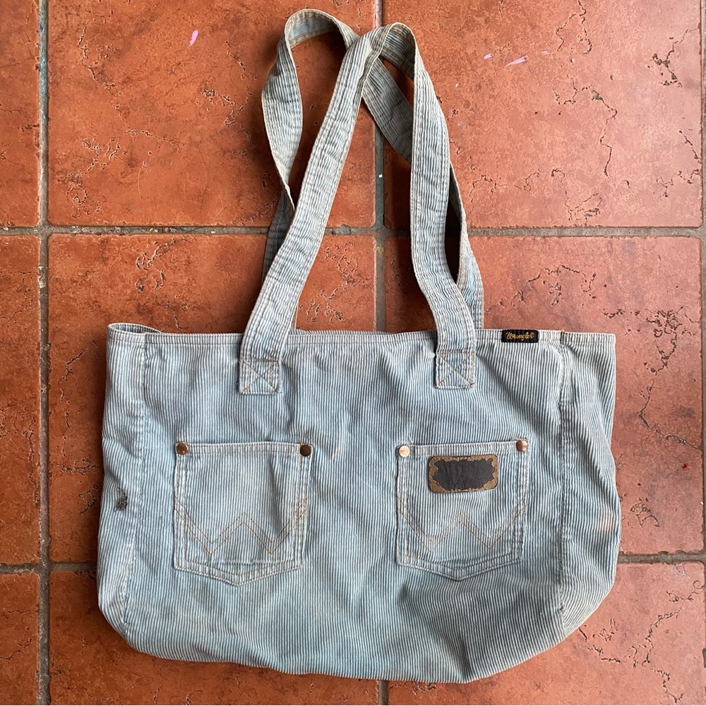 Wrangler Light Blue Courduroy Purse